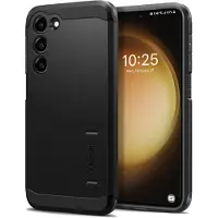 Spigen Tough Armor designad fr Galaxy S23 -fallet (2023) - Svart