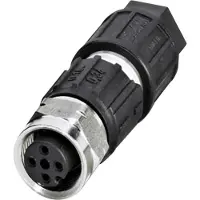 Phoenix Contact 1440766 Sensor/ställdon-kontakt, okonfektionerad M12 Kontakt hane rak Antal poler (RJ): 4 1 st