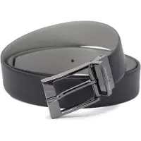 Armani Exchange för män. 951060CC23651635 Läderbälte marinblå, grå (OSFA), Casual, Klassisk, Hud, Marino