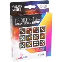 GameGenic Galaxy Series - D6 tärningset (16 mm) - Mars