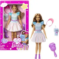 Barbie Min Första Brunett Med Caniche-docka