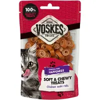 Voskes Soft & Chewy Sushi rolls kyckling kattgodis (60 g)