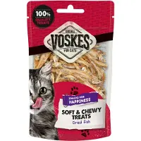 Voskes Soft & Chewy torkad fisk kattgodis (60 g)