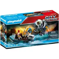 Playmobil City Action Polis Jet Pack med Båt