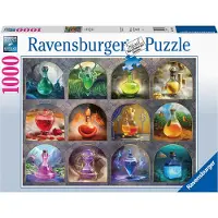 Ravensburger Magiska Drycker 1000 Bitars Pussel för Vuxna - 16816 - Varje Bit är Unik, Softclick Teknik