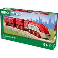 BRIO World Strömlinje Tåg - 3 Delar - Röd 33557 - - One Size - Tåg