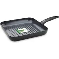 Greenpan Cambridge Fyrkantig Grillpanna 28 Cm - Grillpannor Svart
