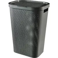 Curver Tvättkorg Infinity Recycled 60 L grå
