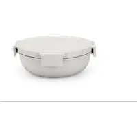 Brabantia Make & Take, Salladsskål, Rund, Plast, Grå, 1300 l, Personal