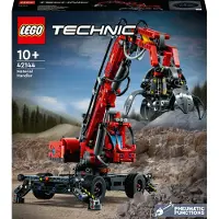 LEGO Technic 42144 Materialhanteringskranen – pedagogisk byggleksak för barn från 10 år och uppåt