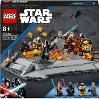 LEGO 75336 Star Wars Obi-Wan Kenobi vs. Darth Vader, minifigurer, ljussabel och sprängpistol, för åldrarna 8 och uppåt