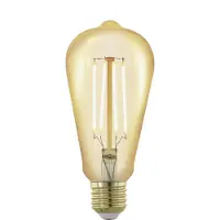 Eglo E27 ST64 droppformad glödlampa med varmvitt ljus - 2200 K
