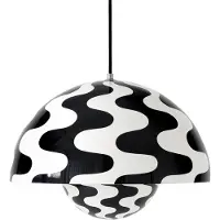 &tradition Taklampa &Tradition, Flowerpot VP7, dimbara, Svart, Vardagsrum, Metall, Design