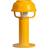 Artek Bordslampa , Orange, Vardagsrum, Aluminium