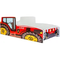 KOBI Barnsäng - Farmi Med Madrass - Lamborghini - 160 x 80 Cm