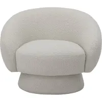 Bloomingville Ted loungestol, vit, polyester