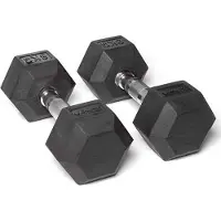 Olive Rubber Hex 8kg Hantel 2 Enheter