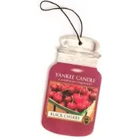 Yankee candle - Black Cherry Classic Car Jar - Paper car tag