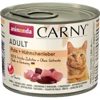 Animonda Carny Carny Adult kalkon + kyckling lever 6 x 200 g
