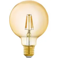 Eglo CONNECT-Z E27 LED G95 bärnstensfärgad globlampa med varmvitt ljus