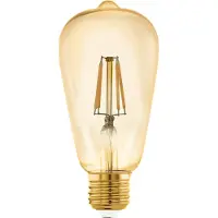 Eglo CONNECT-Z E27 LED ST64 bärnstensfärgad dropplampa med varmvitt ljus