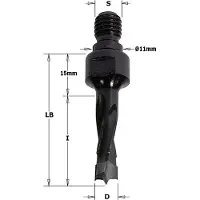 Cmt Borr för trä ; S=M10/11 mm; D=12x40 mm