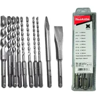Makita 10-delar borrsats D-46361; SDS-Plus