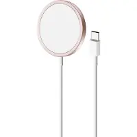Puro Elektrik CUSBCMAG1ROSE, inomhus, USB, Trådlös laddning, 1 m, Rosa