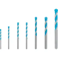 Bosch Universalborrsats Multi Construction; Ø4/5/6/6/8/10/12 mm; 7 st.