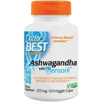 Doctors Best , Ashwagandha med Sensoril, 125 mg, 60 Veggie Kapslar
