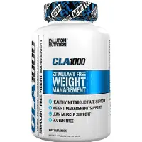EVLution Nutrition , CLA 1000, Stimulantfri Vägtillväxt, 180 mjuka kapslar