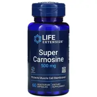 Life Extension , Super Carnosin, 500 mg, 60 Vegetariska Kapslar