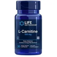 Life Extension , L-Karnitin, 500 mg, 30 Vegetariska Kapslar
