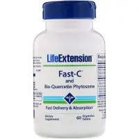 Life Extension - Fast-C and Bio-Quercetin Phytosome - 60 vegetarian tabs