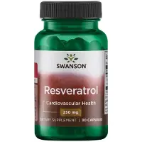 Swanson Health , Resveratrol, 250 mg, 30 Kapslar