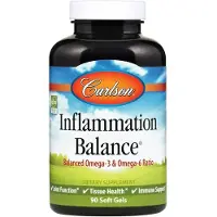 Carlson Labs Carlson, Inflammation Balans, Naturlig Citron, 90 mjuka kapslar