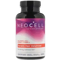 NeoCell , Keratinhårsvolumizer + Kollagenpeptider, 60 kapslar