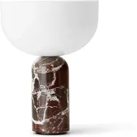 New Works Bordslampa , Kizu Portable, dimbara, Röd, Vardagsrum, Marmor, Design