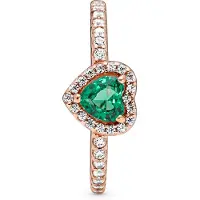 Pandora Ring Non-stackable Sparkling Elevated Heart ring 188421C03-54