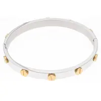 Silver Bar armband 2-färgad 6 mm 2-färgad 7707