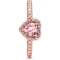Pandora Ring Non-stackable Sparkling Elevated Heart ring 188421C04-54