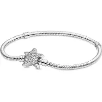 Pandora Moments Star Clasp Snake Chain Bracelet armband 599639C01-17