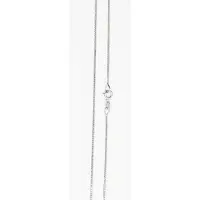 None Pansarlänk i 14K vitguld 0.8 mm 42 cm VK-GD028/42
