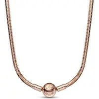 Pandora Moments Snake Chain 14k rose gold-plated halsband 382234C00-42