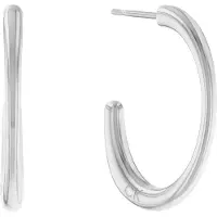 Calvin Klein Organic Shape Hoop Earrings