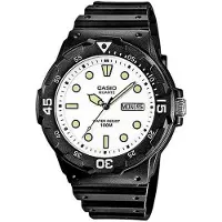 Casio Herrklocka DIVER 100M Vit Svart (Ø 44, 5 mm) Glas