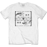 Ginza.se While She Sleeps: Unisex T-Shirt/Silence Speaks (White) (Large)