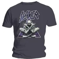Ginza.se Slayer: Unisex T-Shirt/Triangle Demon (Charcoal Grey) (Small)