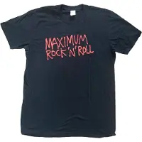 Ginza.se Primal Scream: Unisex T-Shirt/Maximum RnR (Black) (Back Print & Ex-Tour) (X-Small)