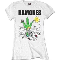 Ginza.se Ramones: Ladies T-Shirt/Loco Live (White) (XX-Large)